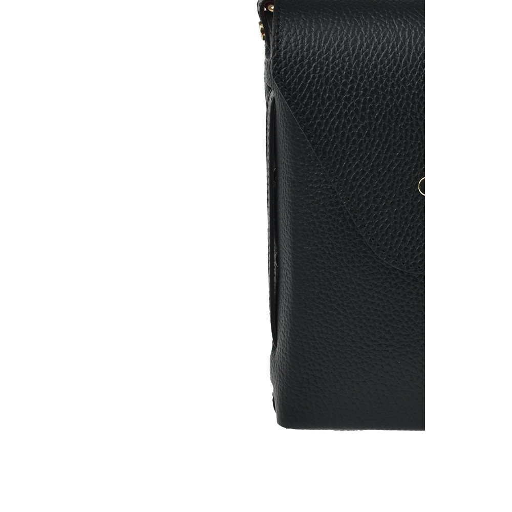 Geanta de umar din piele naturala Antonia Moretti AM1309, Negru, #5, Bagsy