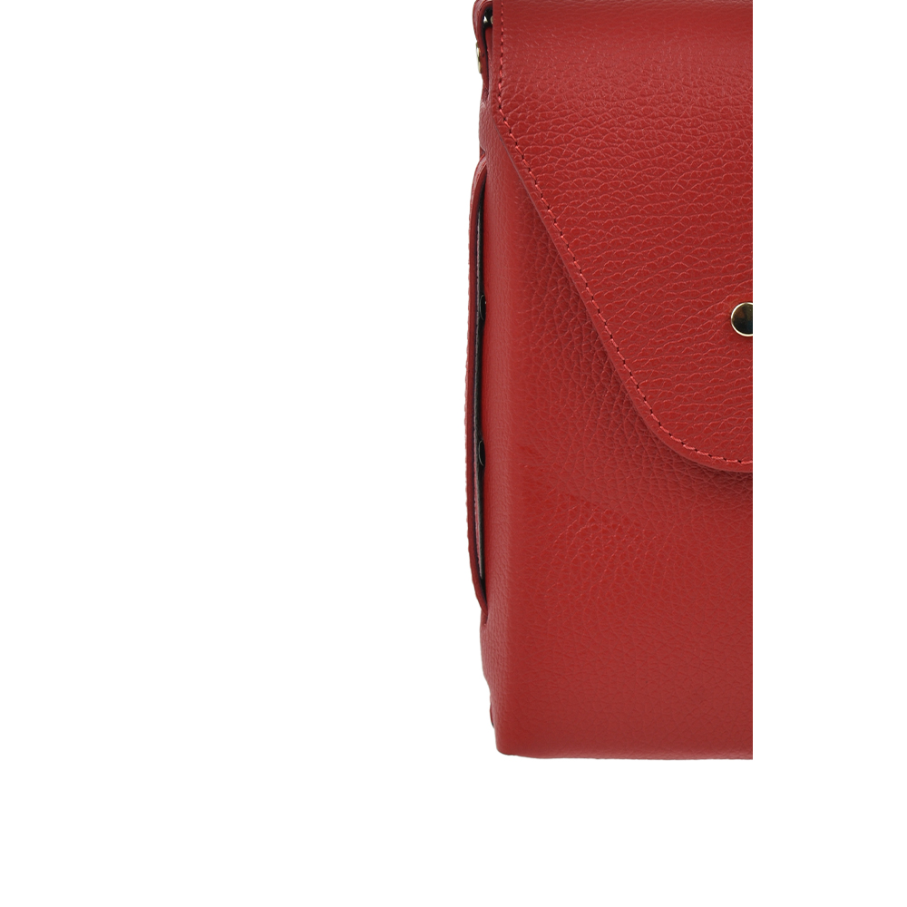 Geanta de umar din piele naturala Antonia Moretti AM1309, Rosu, #5, Bagsy