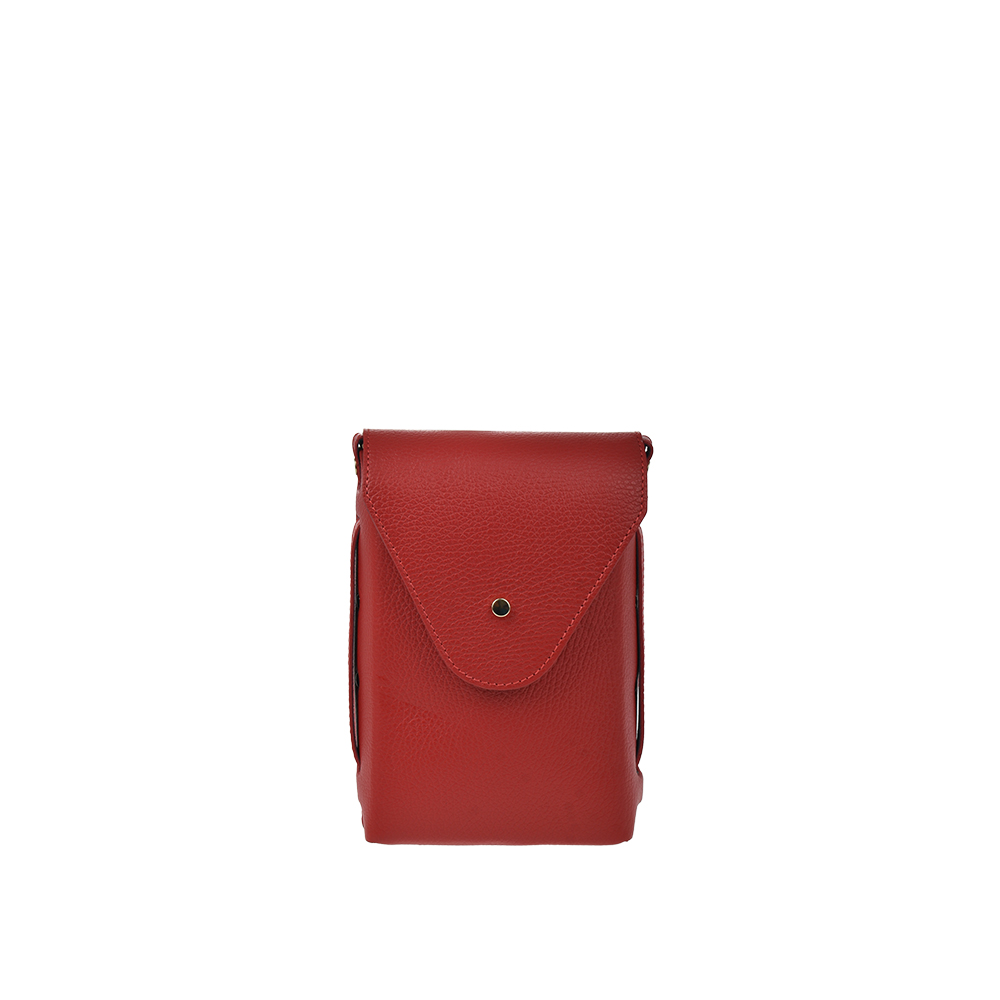 Geanta de umar din piele naturala Antonia Moretti AM1309, Rosu, #1, Bagsy