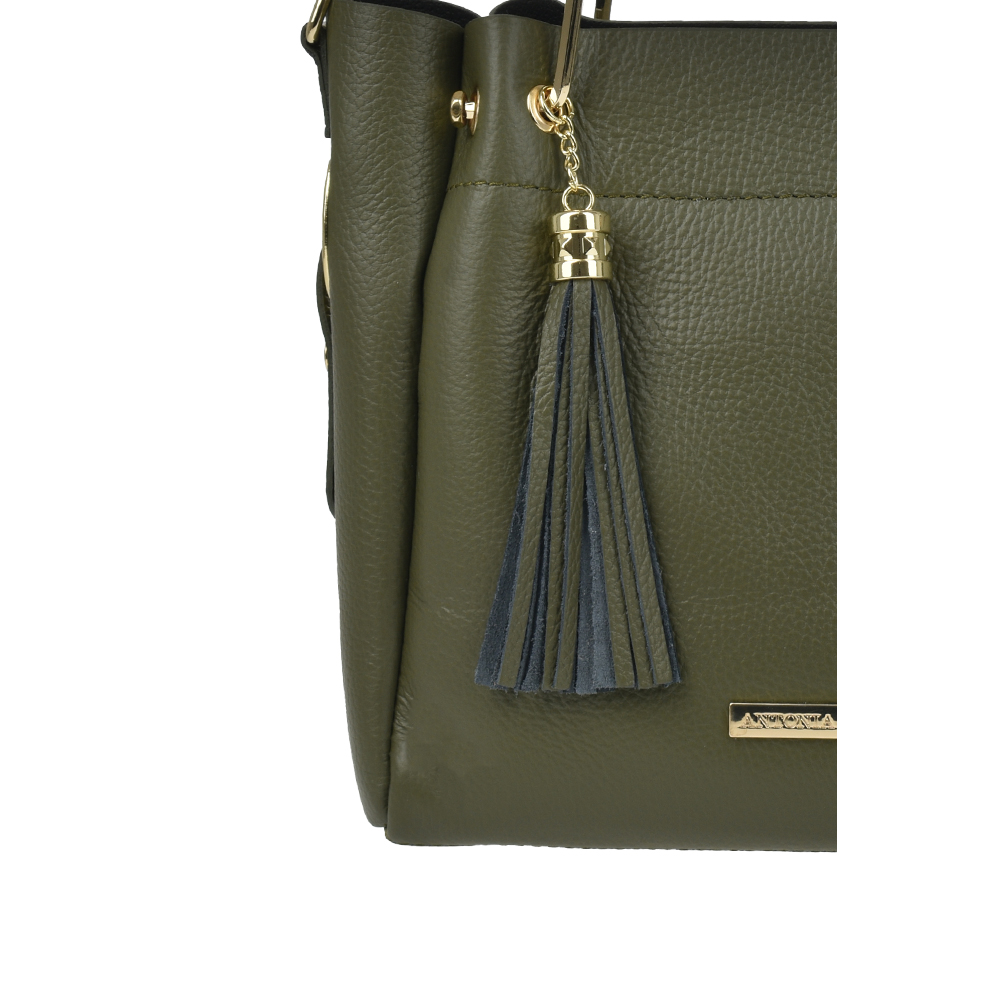 Geanta de mana Antonia Moretti AM1314, Verde, #5, Bagsy