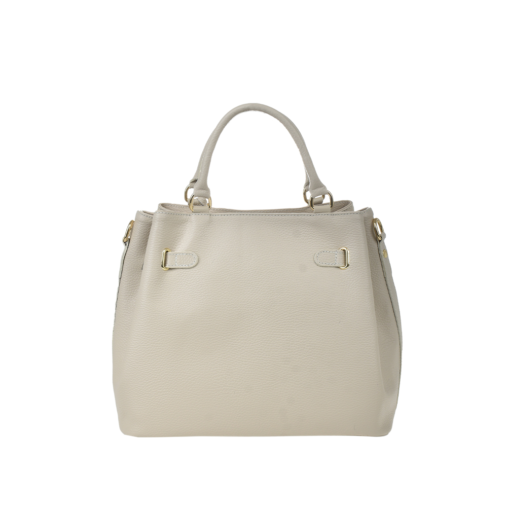 Geanta de mana din piele naturala Antonia Moretti AM1318, Bej, #3, Bagsy