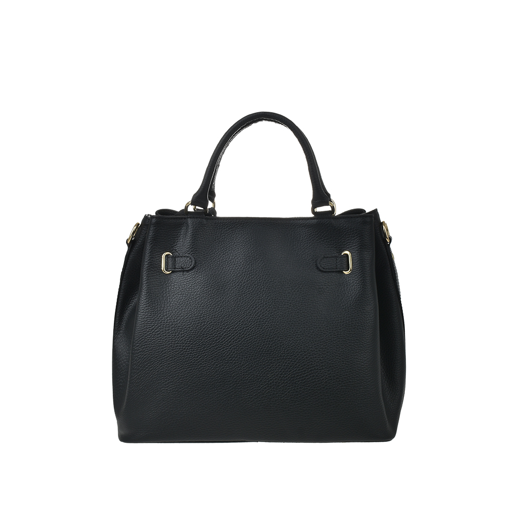 Geanta de mana din piele naturala Antonia Moretti AM1318, Nero, #3, Bagsy