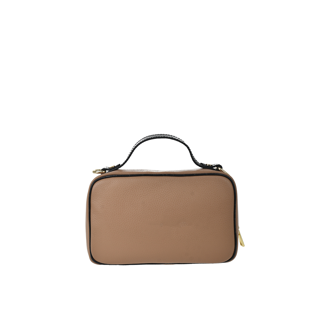 Geanta dama din piele naturala Antonia Moretti AM1324, Cognac, #3, Bagsy