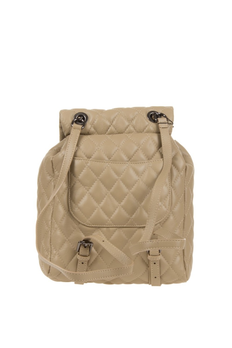 Rucsac dama din piele naturala Antonia Moretti AM0296, Grej, #2, Bagsy