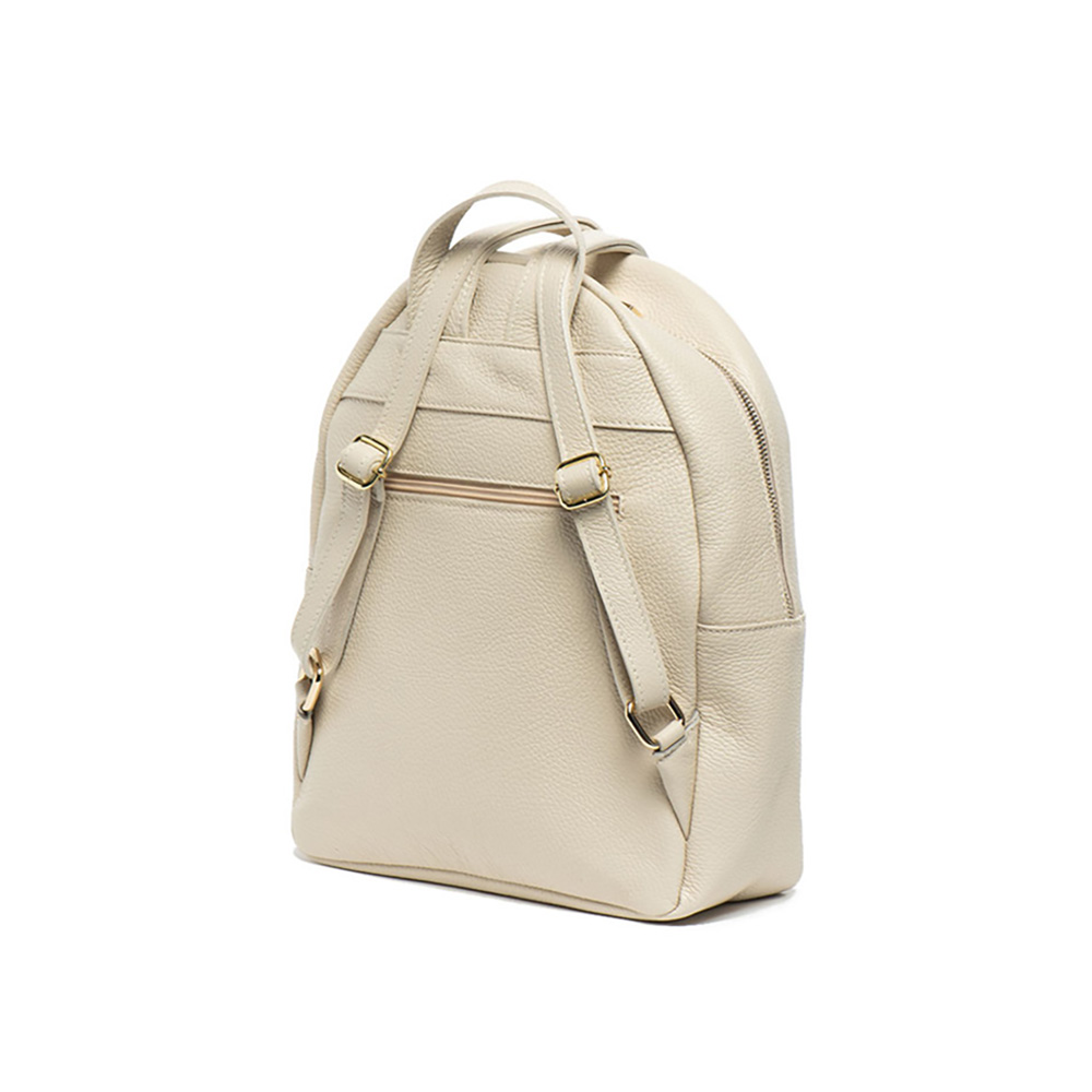 Rucsac dama din piele naturala Antonia Moretti AM0767, Bej, #2, Bagsy