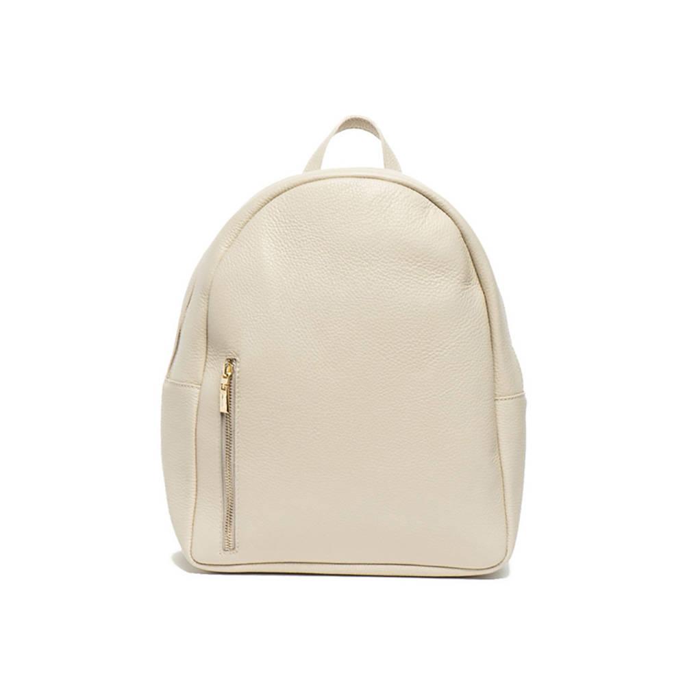 Rucsac dama din piele naturala Antonia Moretti AM0767, Bej, #3, Bagsy