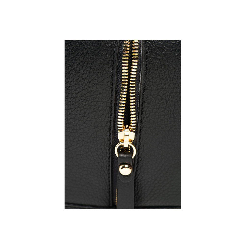 Geanta de mana din piele naturala Antonia Moretti AM0676, Negru, #1, Bagsy