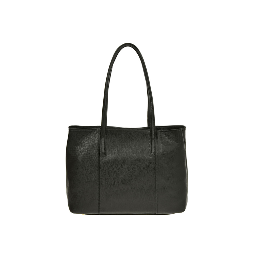 Geanta de mana din piele naturala Antonia Moretti AM0389, Negru, #3, Bagsy