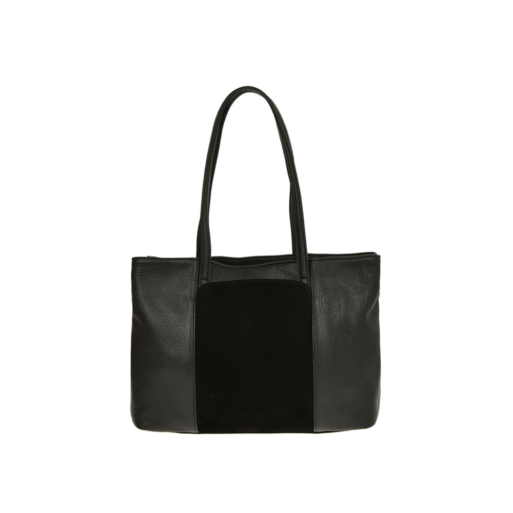 Geanta de mana din piele naturala Antonia Moretti AM0389, Negru, #1, Bagsy