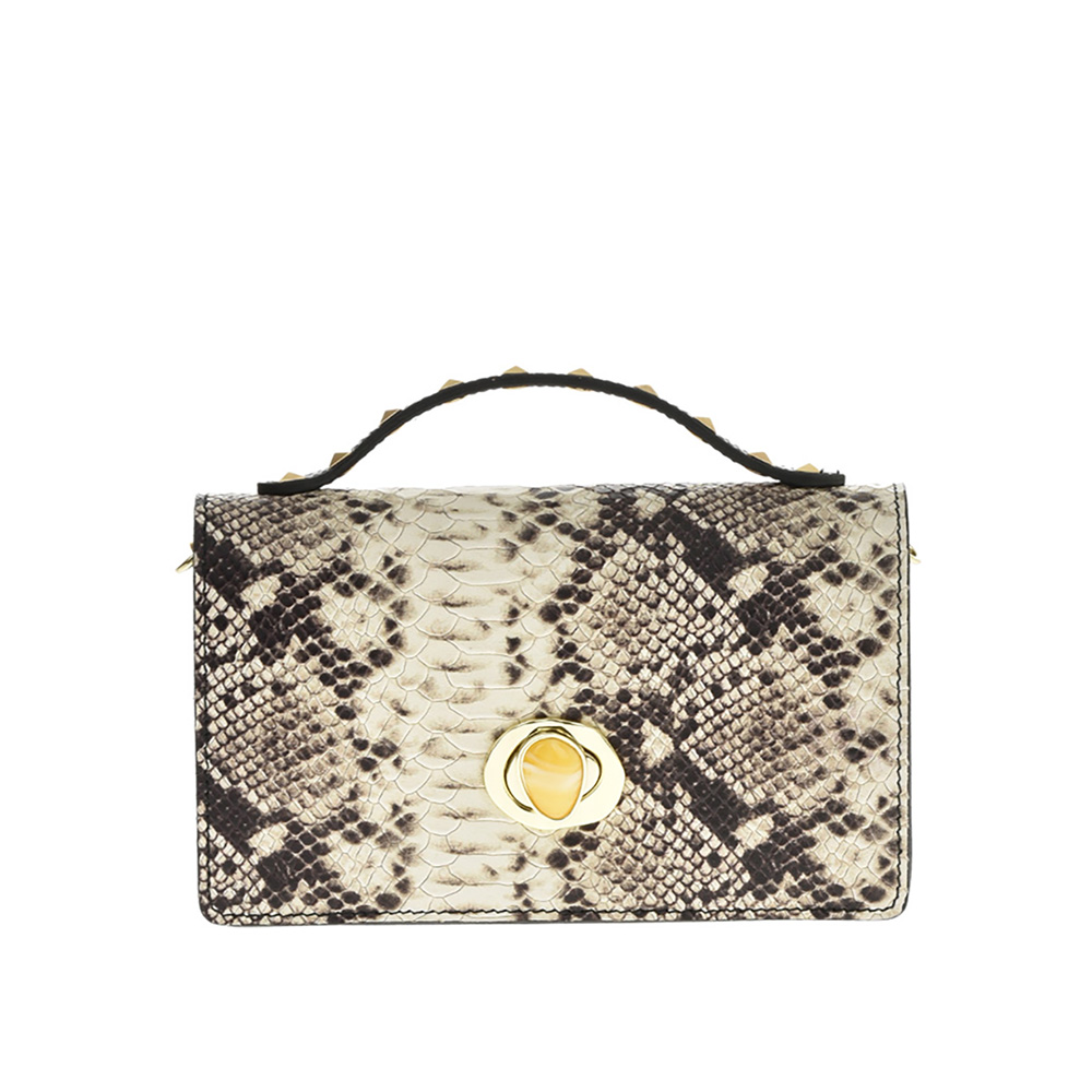 Geanta de mana din piele naturala Antonia Moretti AM0752, Roz prafuit, #1, Bagsy