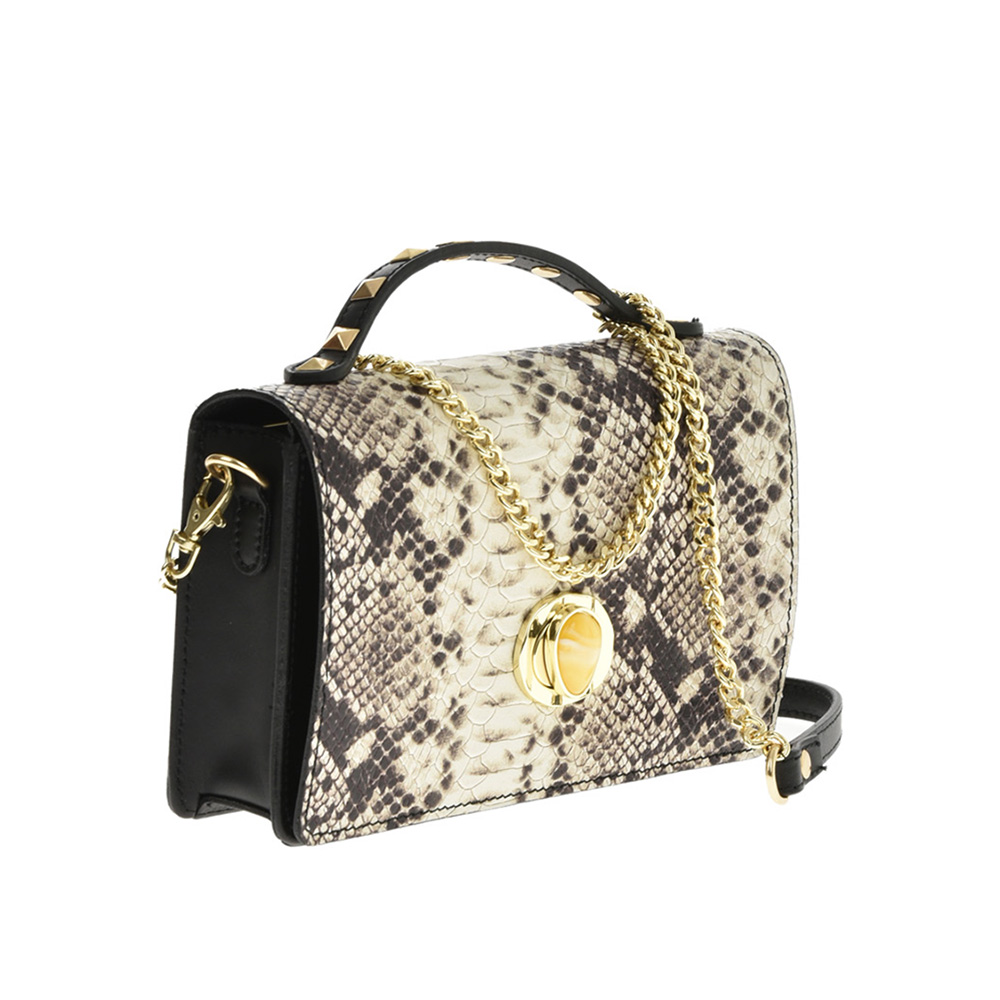 Geanta de mana din piele naturala Antonia Moretti AM0752, Negru, #2, Bagsy