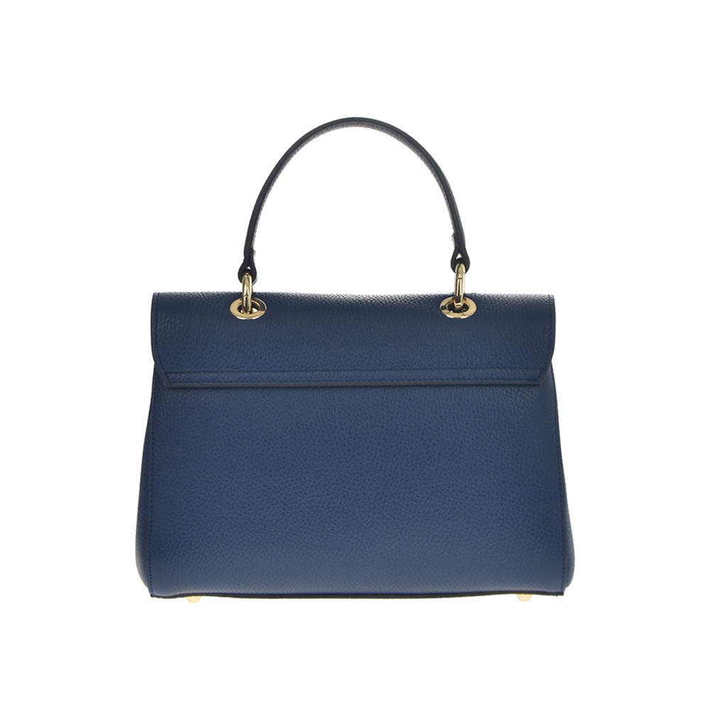 Geanta dama din piele naturala Antonia Moretti AM0759, Albastru, #3, Bagsy