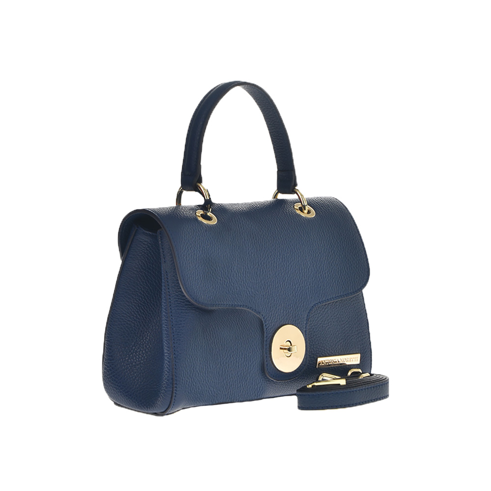 Geanta dama din piele naturala Antonia Moretti AM0759, Albastru, #2, Bagsy