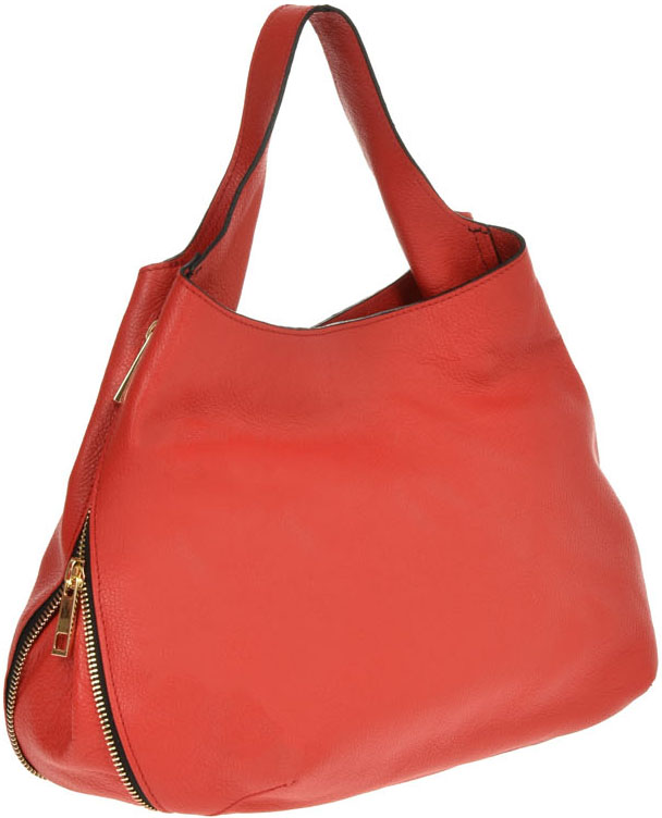 Geanta shopper din piele naturala Antonia Moretti AM0384, Rosu, #2, Bagsy