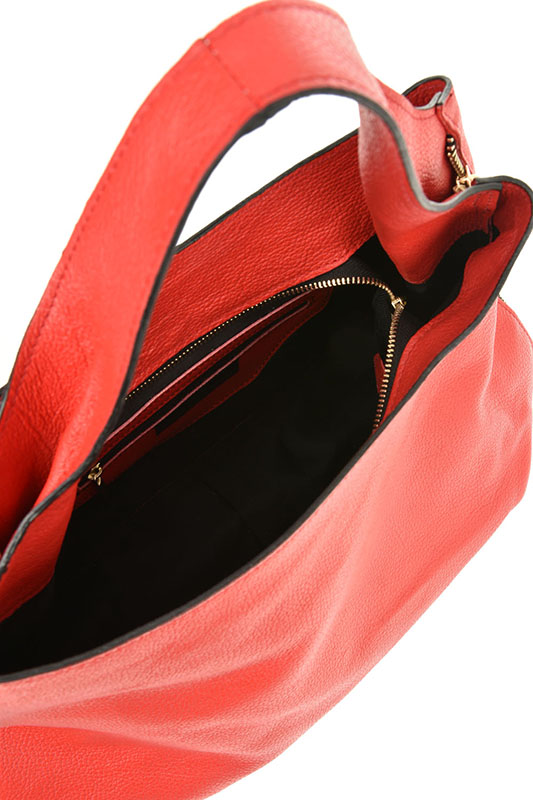 Geanta shopper din piele naturala Antonia Moretti AM0384, Rosu, #4, Bagsy