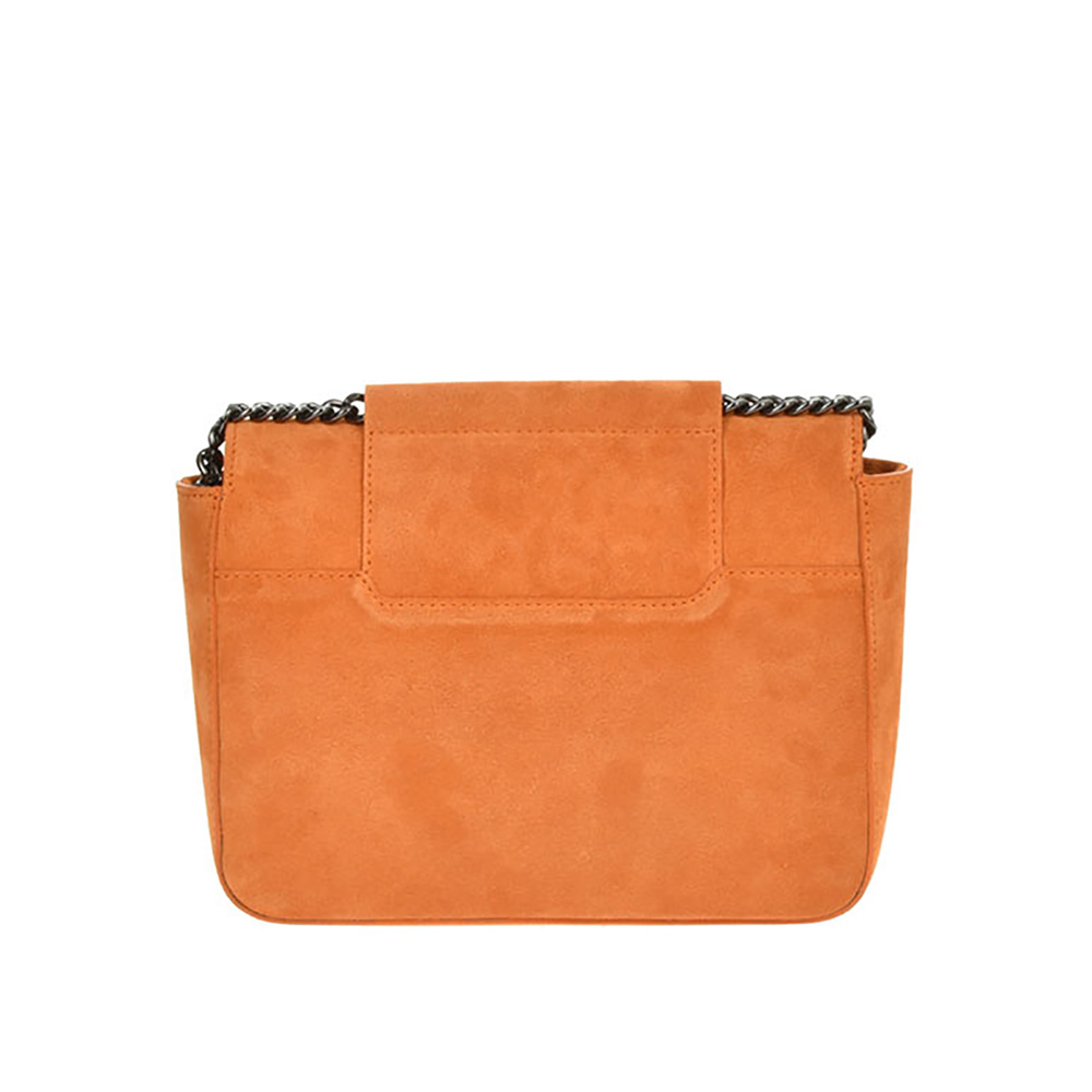 Geanta de umar din piele naturala Antonia Moretti AM0388, Portocaliu, #3, Bagsy