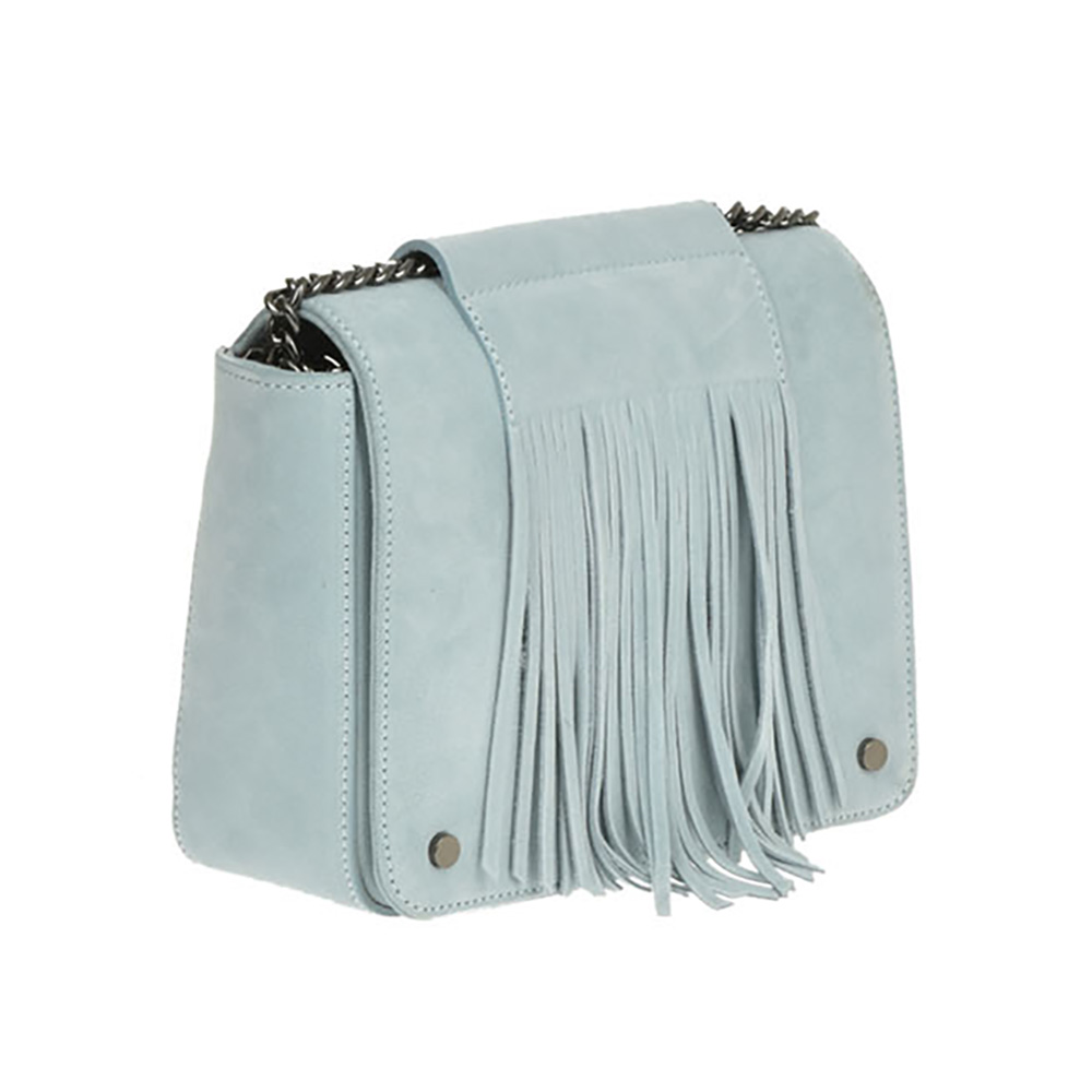 Geanta de umar din piele naturala Antonia Moretti AM0388, Bleu, #2, Bagsy