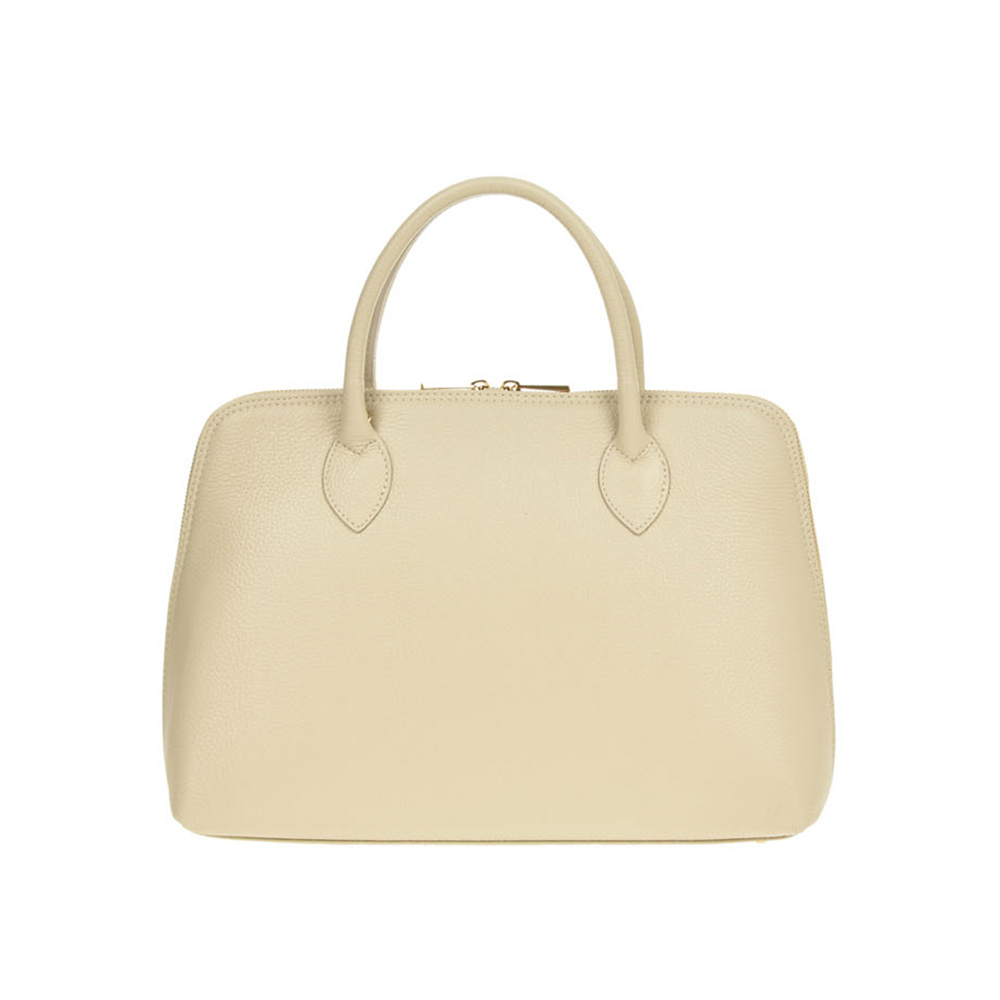 Geanta dama din piele naturala Antonia Moretti AM0155, Bej, #1, Bagsy