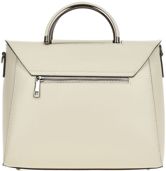 Geanta de mana din piele naturala Antonia Moretti  AM0330, Gri, #3, Bagsy