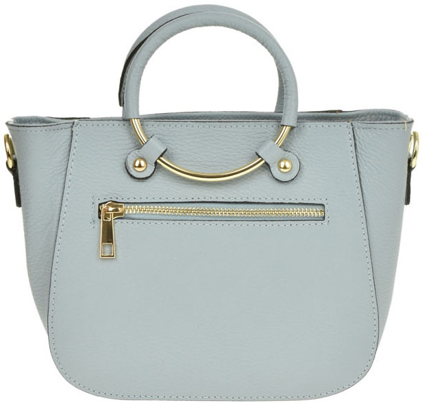 Geanta crossbody din piele naturala Antonia Moretti AM0382, Bleu, #3, Bagsy