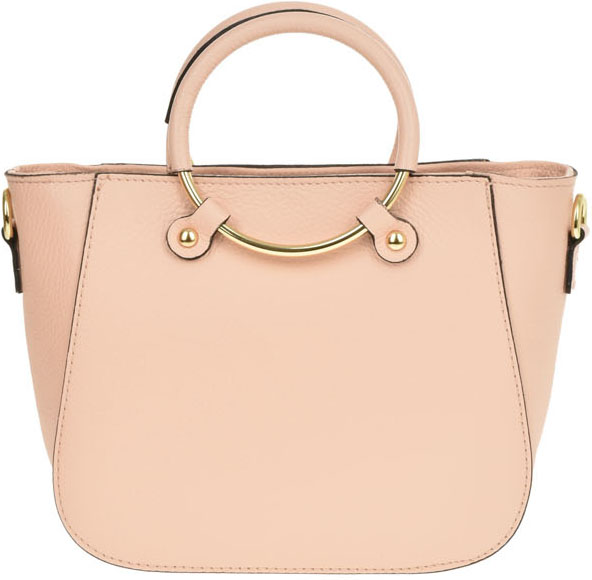 Geanta crossbody din piele naturala Antonia Moretti AM0382, Roz, #1, Bagsy