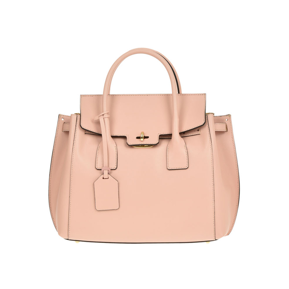 Geanta de mana din piele natuala Antonia Moretti AM0390, Roz, #1, Bagsy