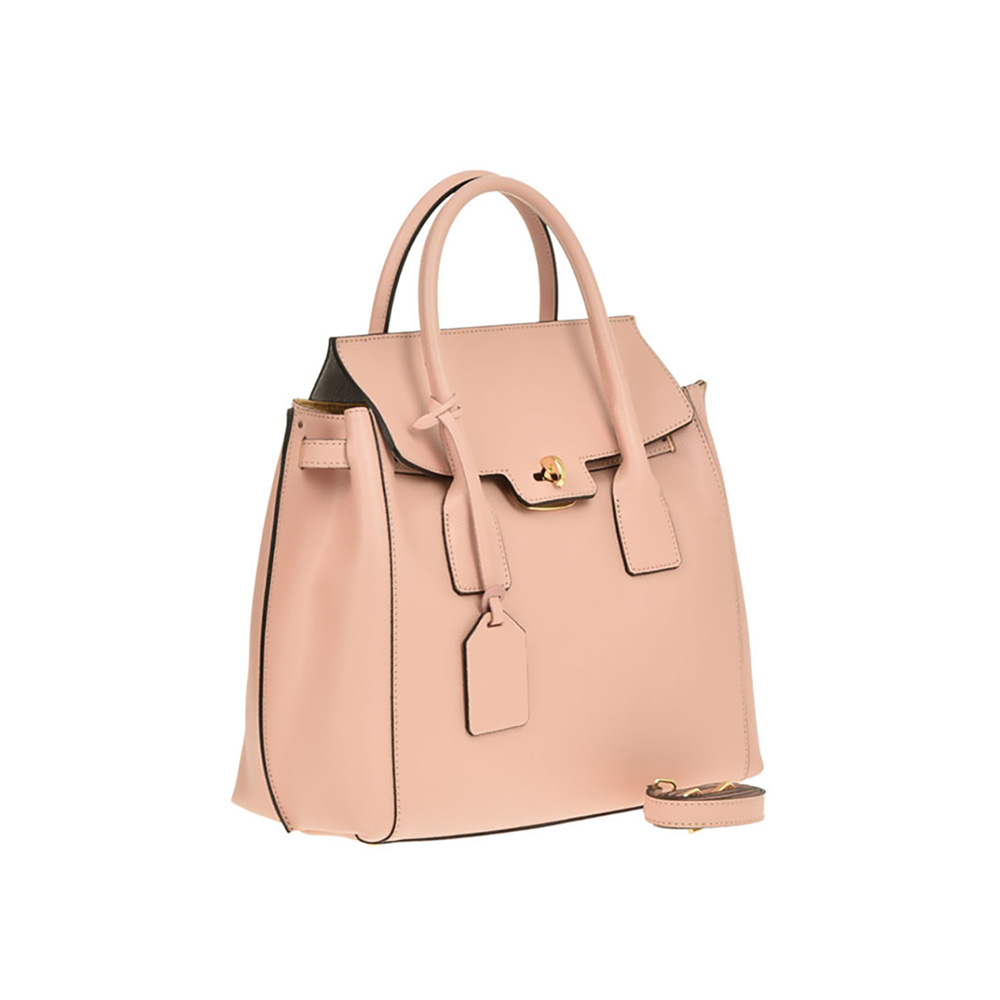 Geanta de mana din piele natuala Antonia Moretti AM0390, Roz, #2, Bagsy