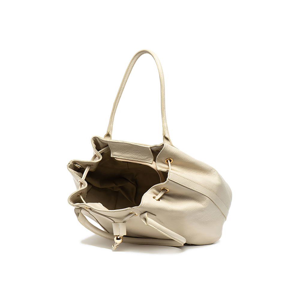 Geanta tote din piele naturala Antonia Moretti AM0777, Bej, #4, Bagsy