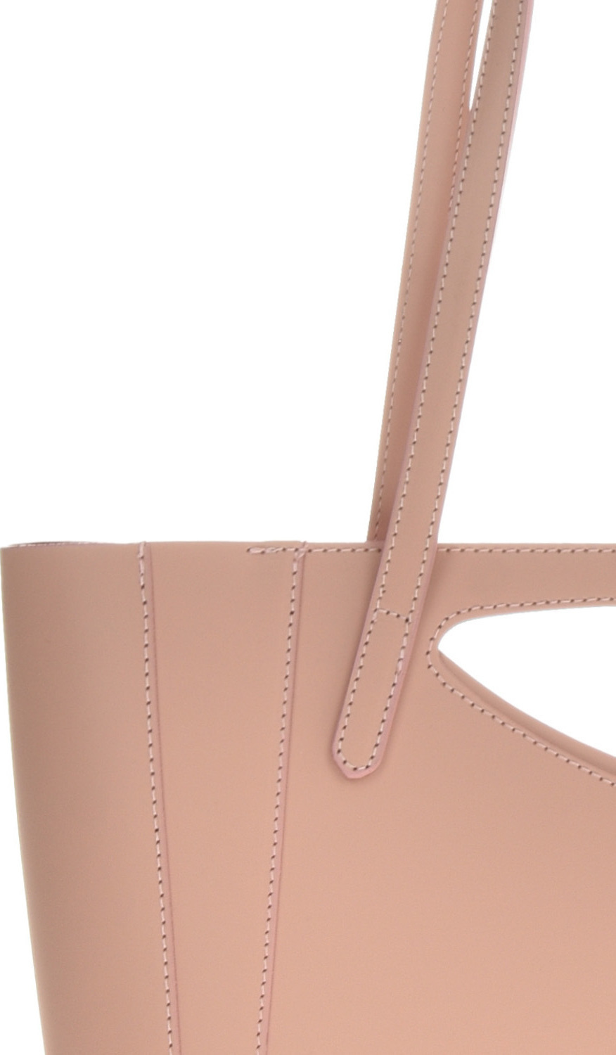 Geanta de mana din piele naturala Carolina di Rosa CR6447, Roz, #5, Bagsy