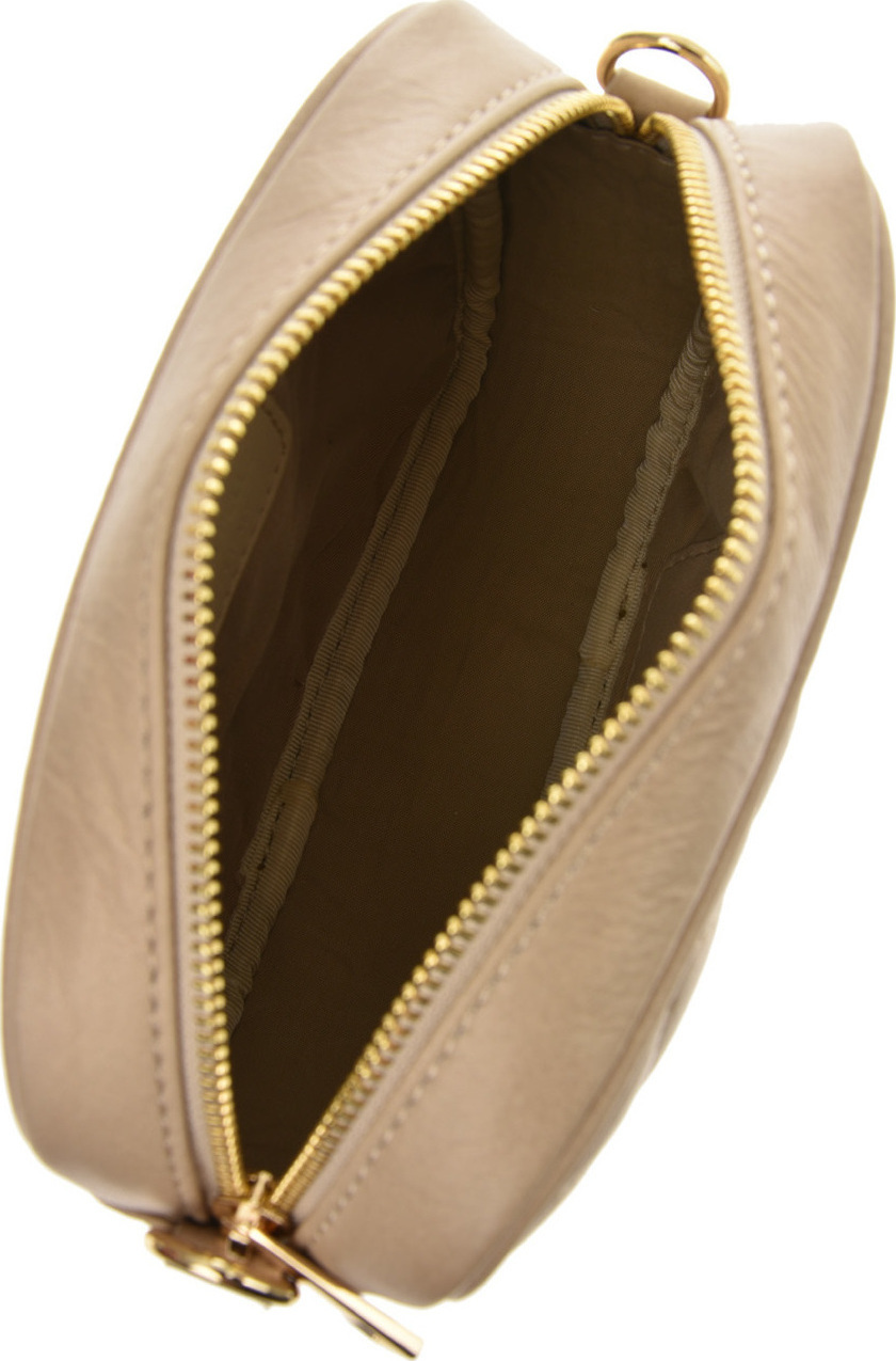 Geanta de umar din piele naturala, model matlasat, Promesse PR6104, Bej, #5, Bagsy