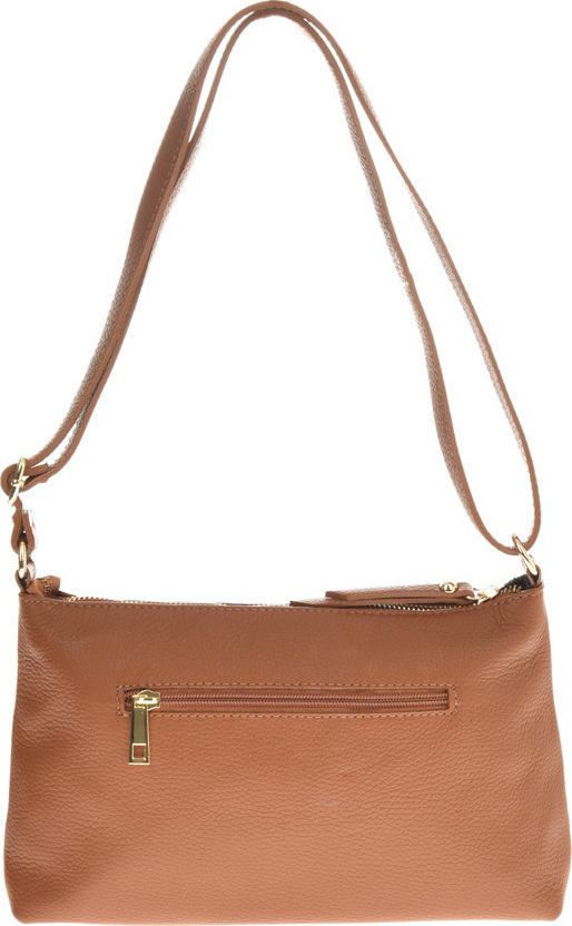 Geanta de umar din piele naturala Patrizia Lucchini PL6169, Cognac, Nr. 3, Bagsy