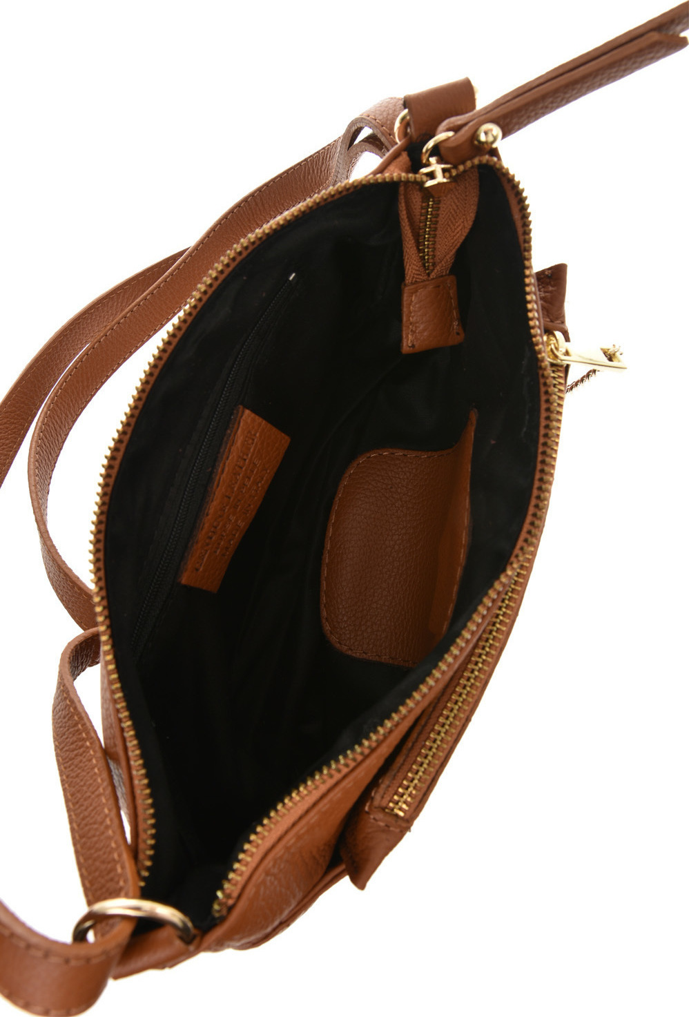 Geanta de umar din piele naturala Patrizia Lucchini PL6169, Cognac, Nr. 5, Bagsy