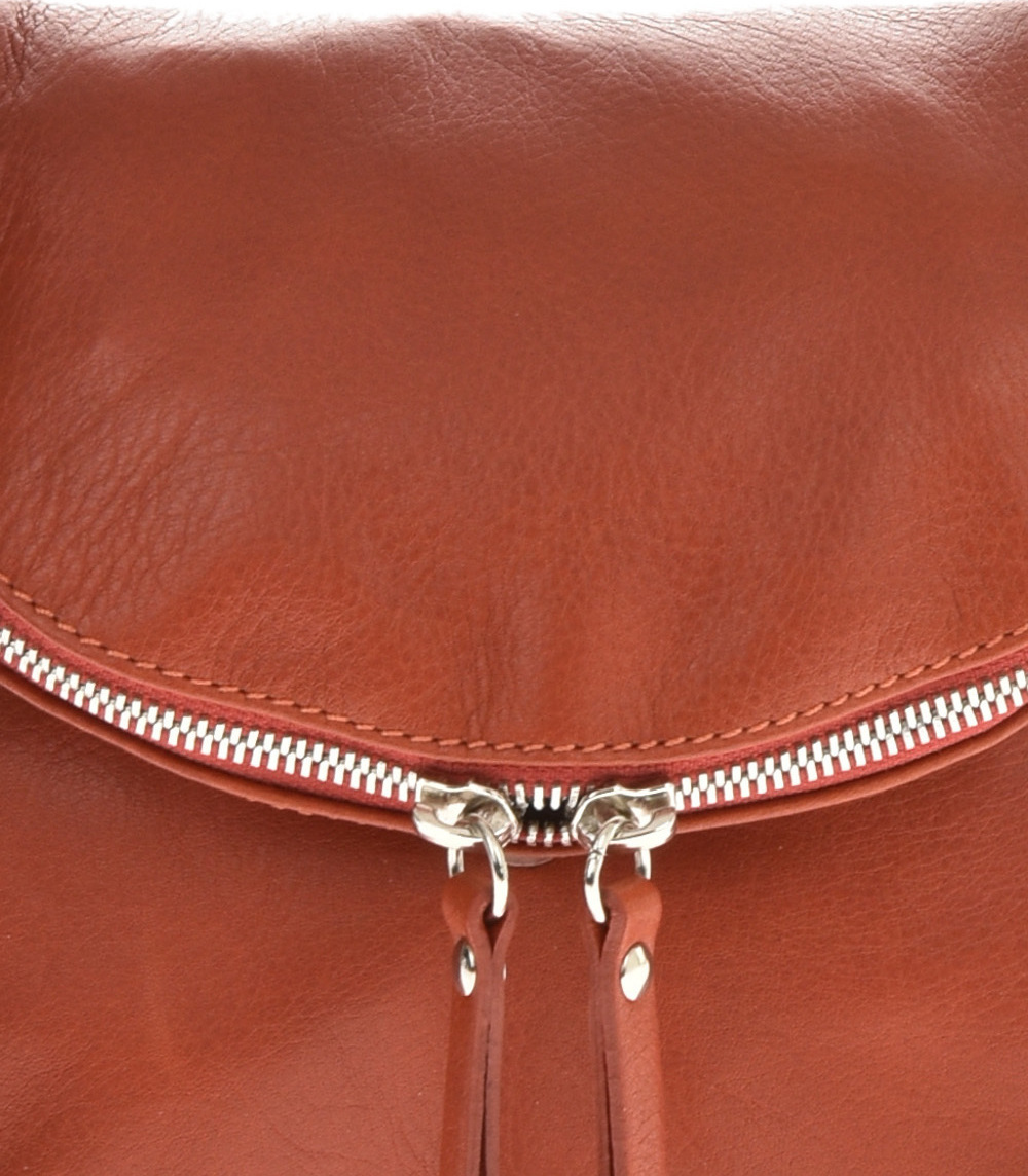 Geanta de umar din piele Promesse PR6232, Portocaliu, #4, Bagsy