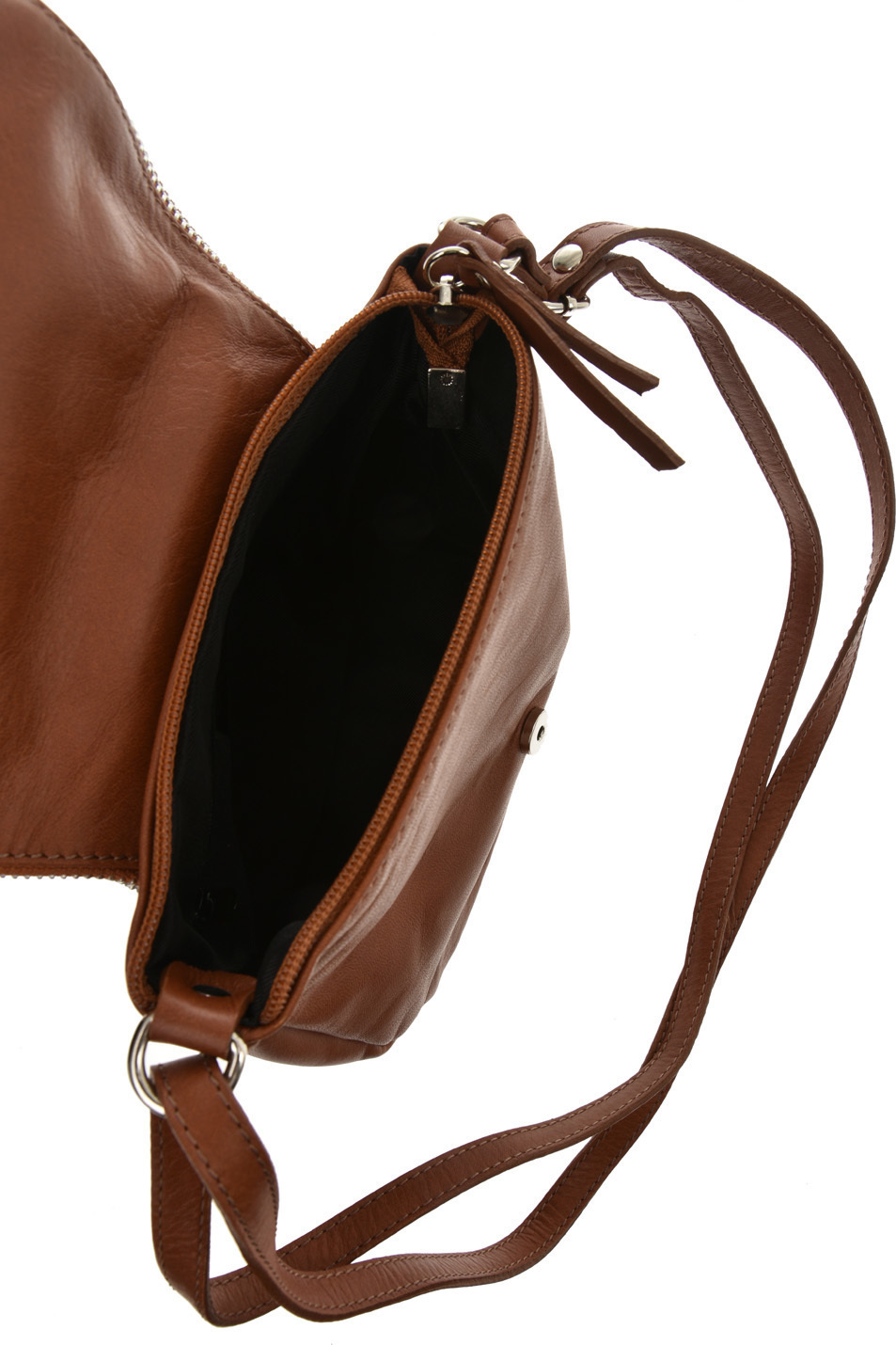 Geanta de umar din piele naturala Promesse PR6232, Cognac, #3, Bagsy