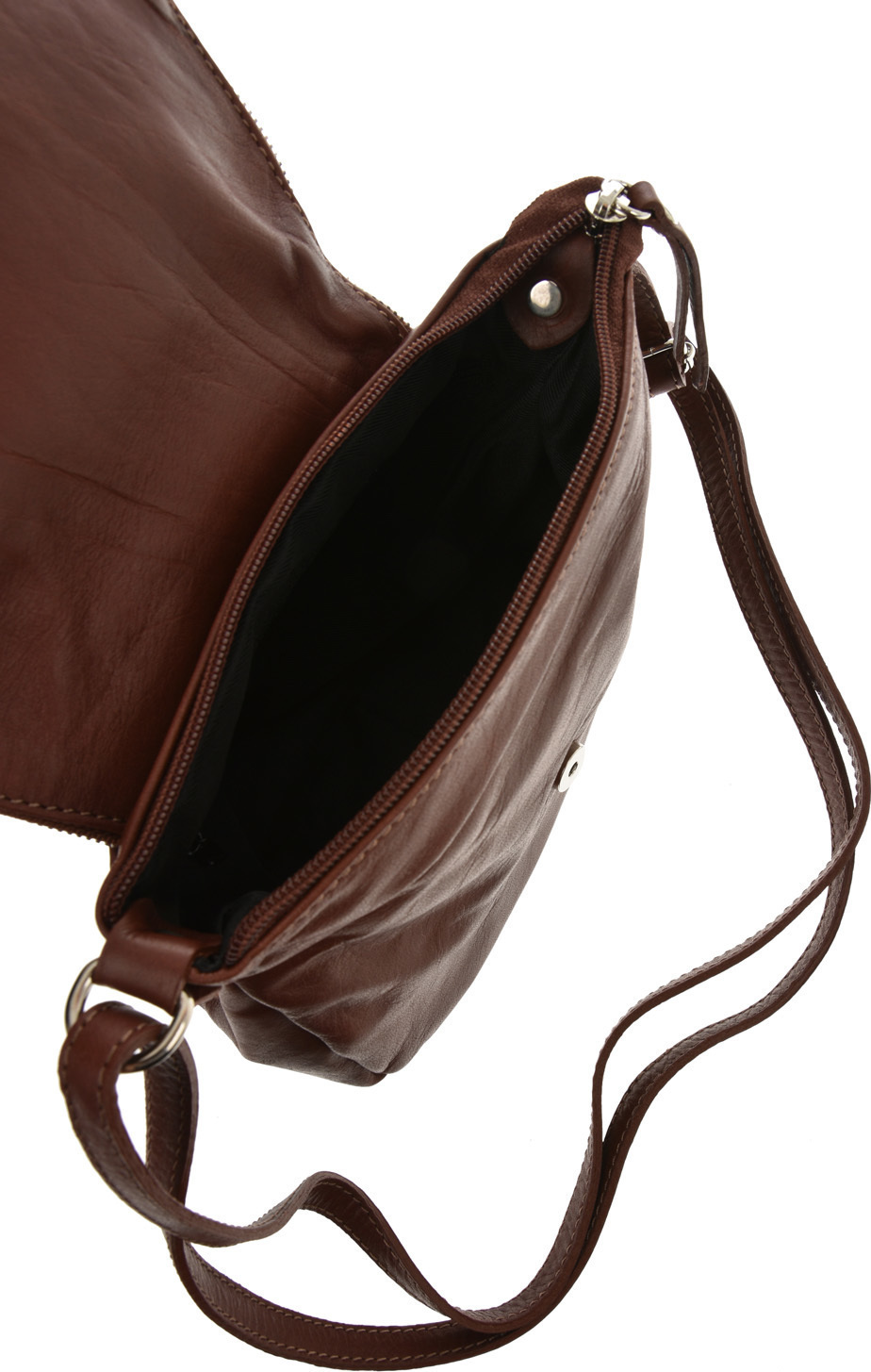 Geanta de umar din piele naturala Promesse PR6232, Maro, Nr. 5, Bagsy
