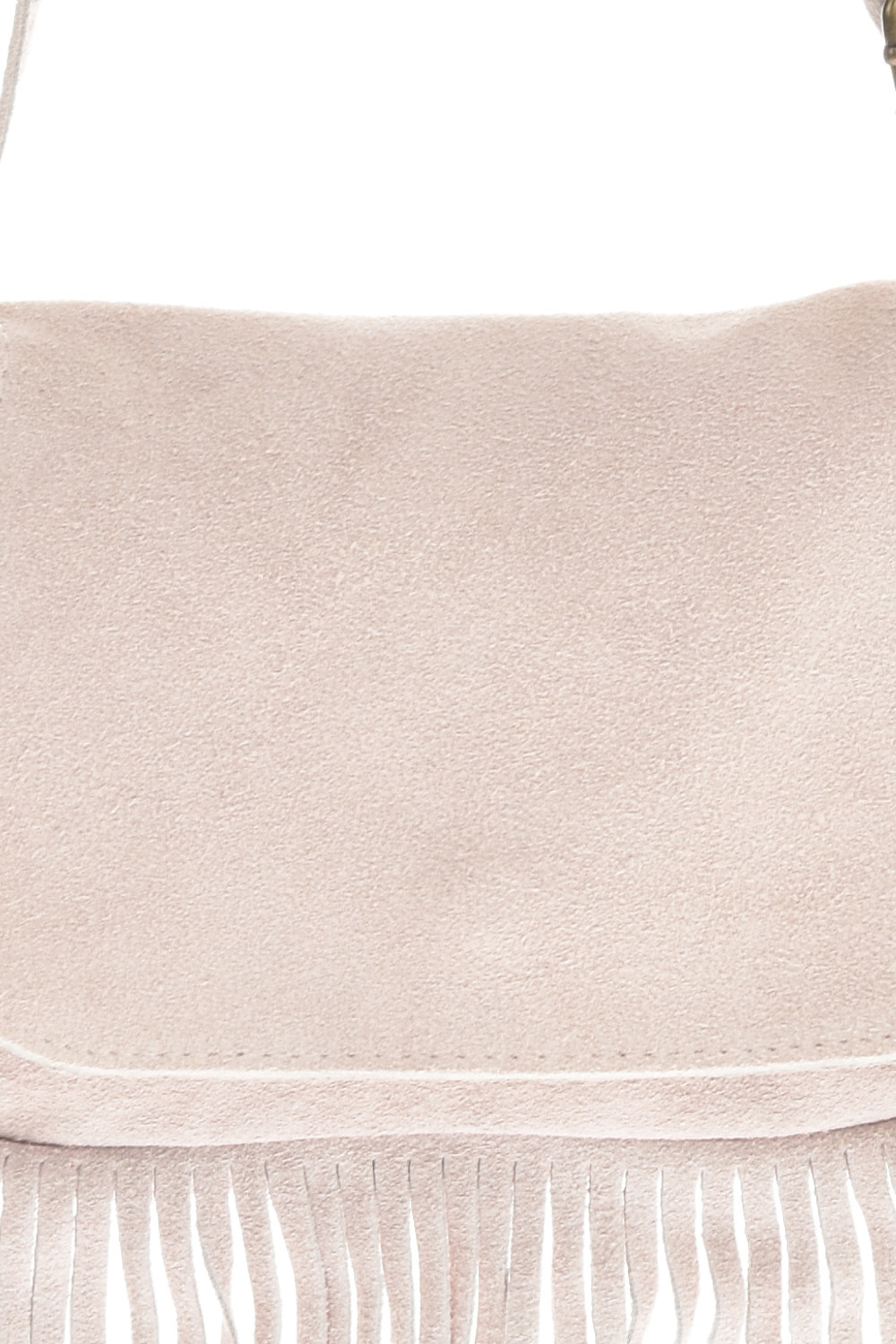 Geanta de umar din piele intoarsa Promesse PR6233, Roz prafuit, Nr. 3, Bagsy