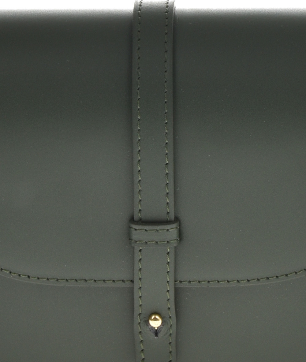 Geanta de umar din piele naturala Promesse PR6261, Verde, #4, Bagsy