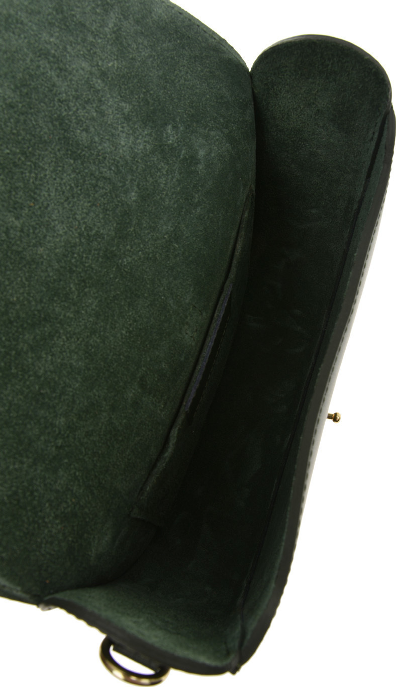 Geanta de umar din piele naturala Promesse PR6261, Verde, #5, Bagsy