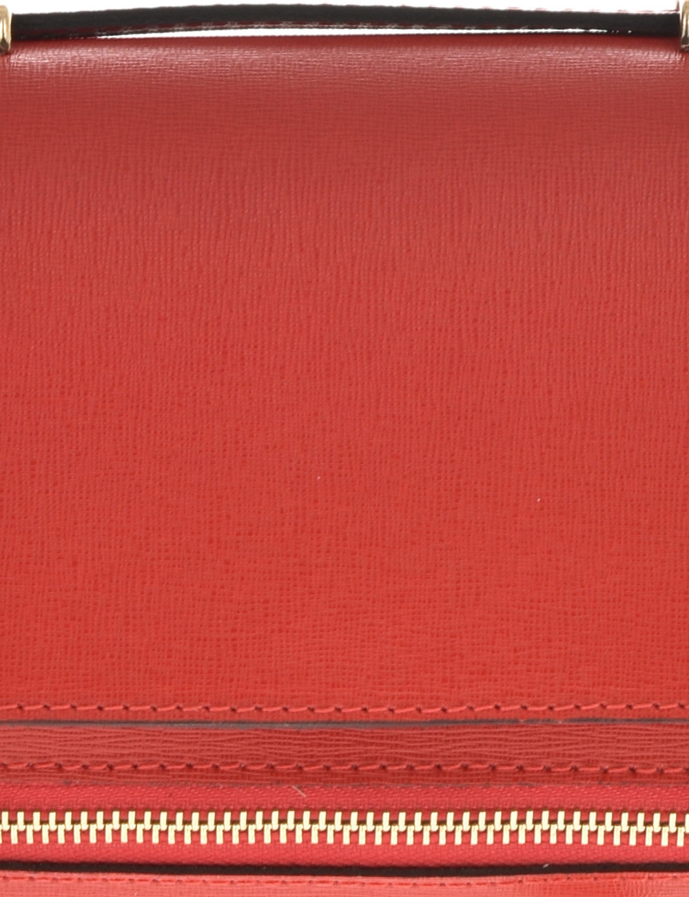 Geanta de umar din piele naturala Promesse PR6277, Rosu, #4, Bagsy