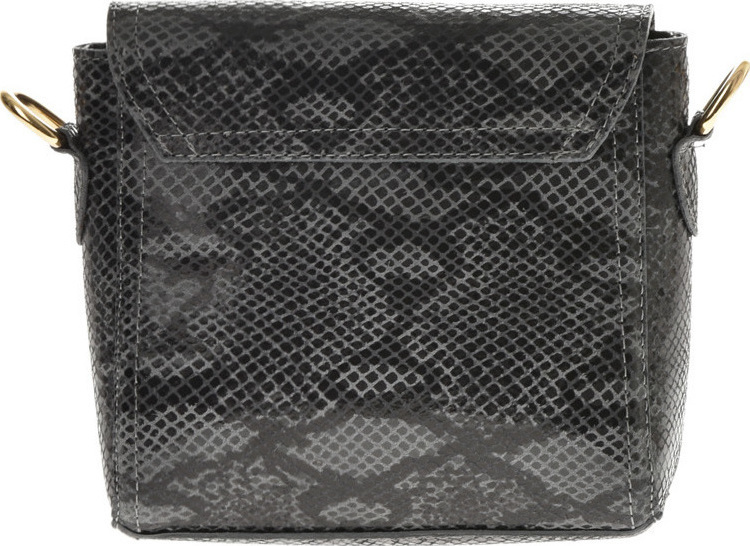 Geanta de umar din piele naturala Promesse PR6284, Gri, #3, Bagsy