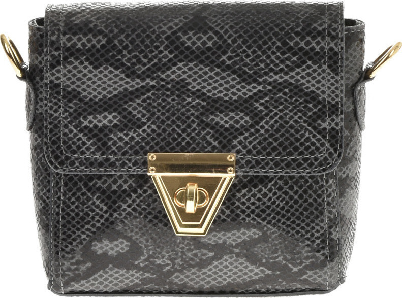 Geanta de umar din piele naturala Promesse PR6284, Gri, #1, Bagsy