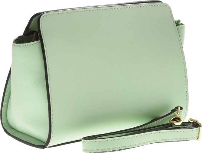 Geanta de umar din piele naturala Promesse PR6325, Verde, #2, Bagsy