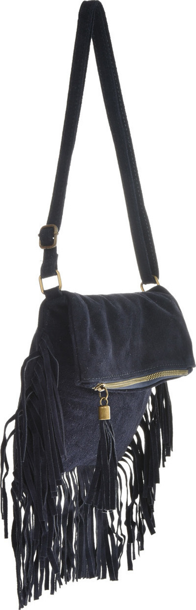 Geanta de umar din piele intoarsa Patrizia Lucchini PL6326, Albastru, #2, Bagsy