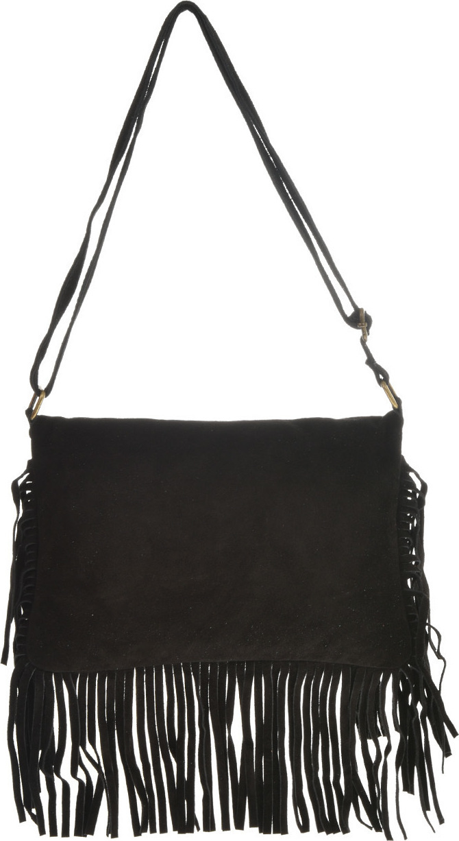 Geanta de umar din piele intoarsa Patrizia Lucchini PL6326, Negru, #3, Bagsy