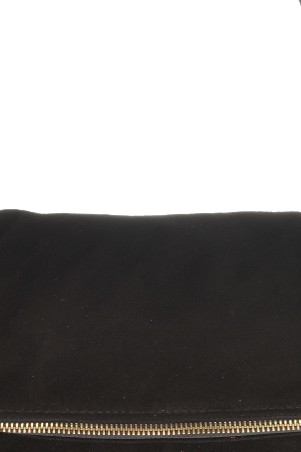 Geanta de umar din piele intoarsa Patrizia Lucchini PL6326, Negru, #4, Bagsy