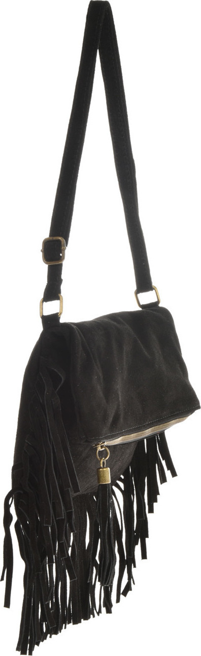 Geanta de umar din piele intoarsa Patrizia Lucchini PL6326, Negru, #2, Bagsy