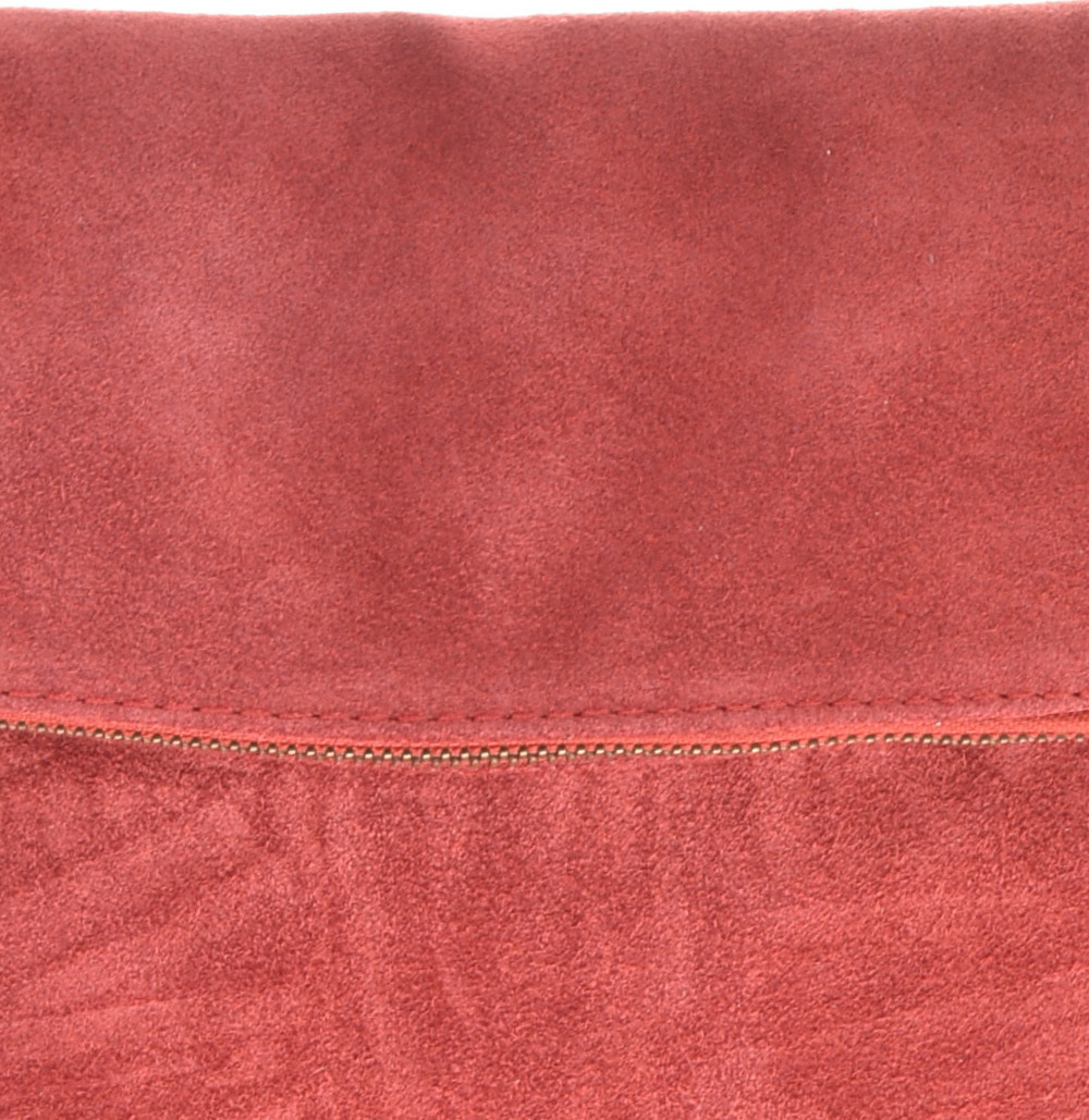 Geanta de umar din piele intoarsa Patrizia Lucchini PL6326, Rosu, #4, Bagsy