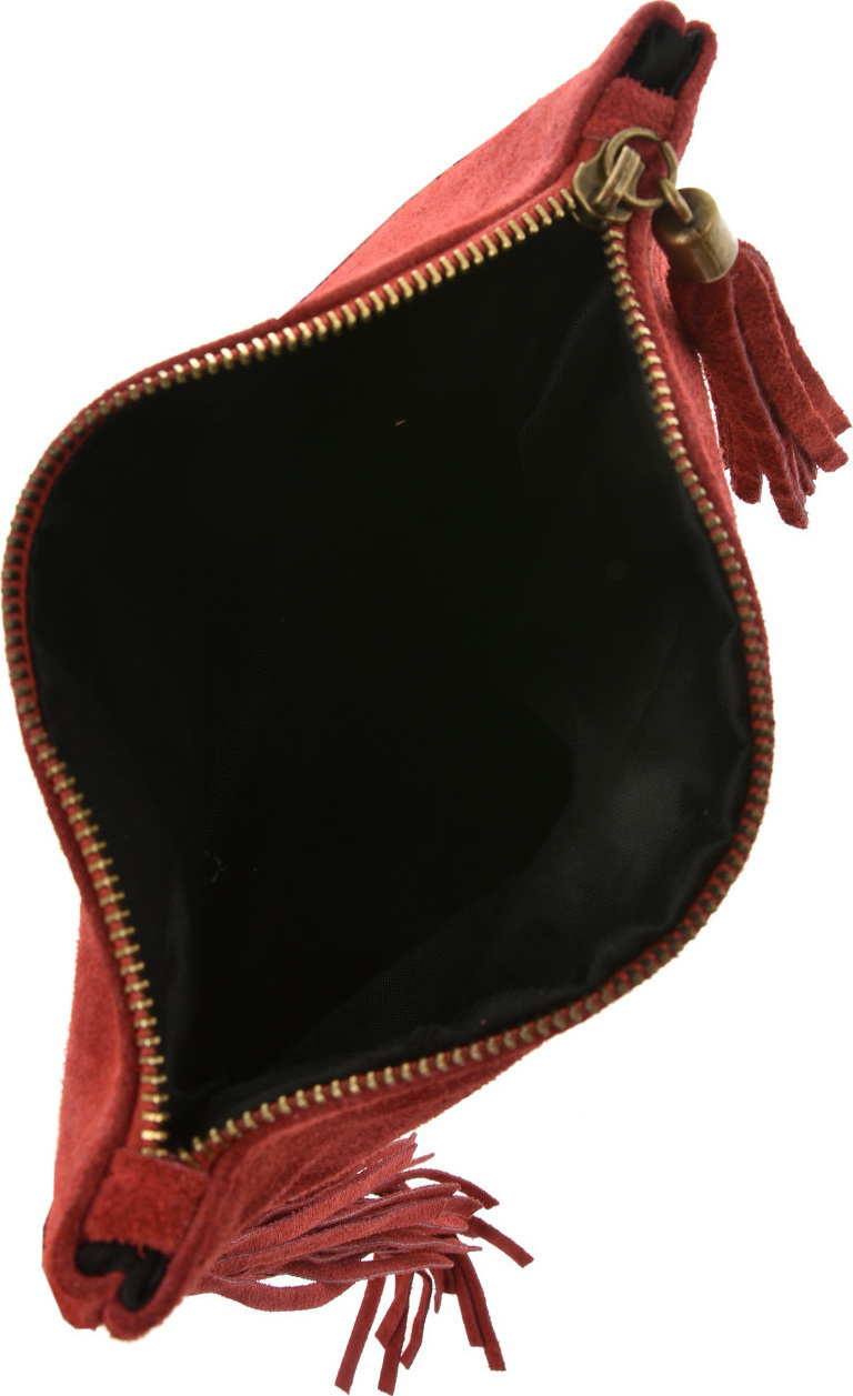 Geanta de umar din piele intoarsa Patrizia Lucchini PL6326, Rosu, #5, Bagsy