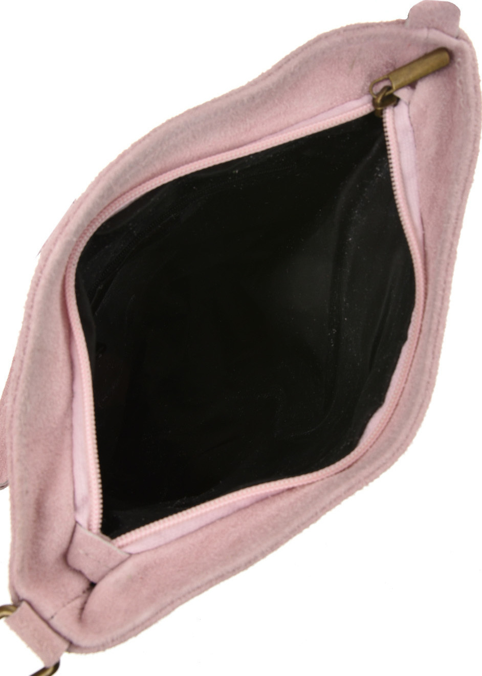 Geanta din piele intoarsa cu franjuri, Patrizia Lucchini PL6334, Roz, #5, Bagsy