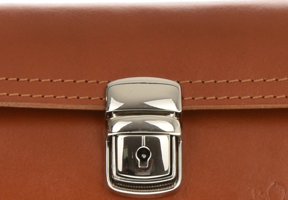 Geanta de umar din piele naturala Patrizia Lucchini PL6353, Cognac, #4, Bagsy